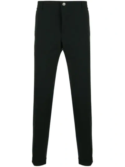 Prada Stretch Slim-fit Trousers In Black