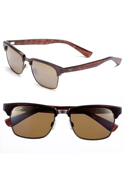 Maui Jim Kawika 54mm Polarizedplus®2 Sunglasses In Copper