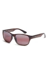 Maui Jim 'mixed Plate In Chocolate Stripe/ Maui Rose