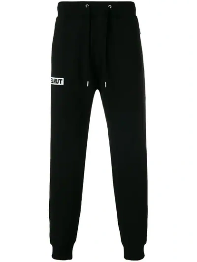 Helmut Lang Tapered Tracksuit Bottoms In Black,white