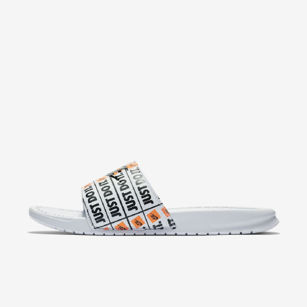 nike men's benassi just do it print slides