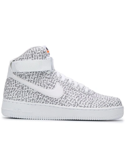 Nike Wmns Air Force 1 High Lx In Bianco