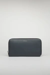 Acne Studios Fluorite S Dark Blue In Continental Wallet