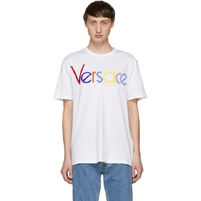 Versace White Vintage Logo T-shirt