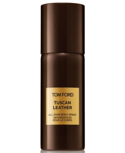 Tom Ford Tuscan Leather All Over Body Spray, 5-oz. In White