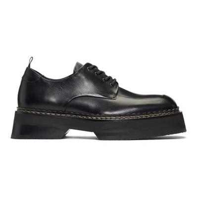 Eytys Chunky Mid-sole Leather Deby Shoes In Black