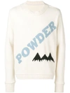 The Elder Statesman Powder Jumper In White