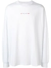 Alyx 1017  9sm Long Sleeve Tee In White