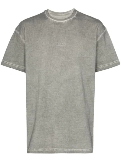 A-cold-wall* Garment-dyed Cotton-jersey T-shirt In 106 - Grey