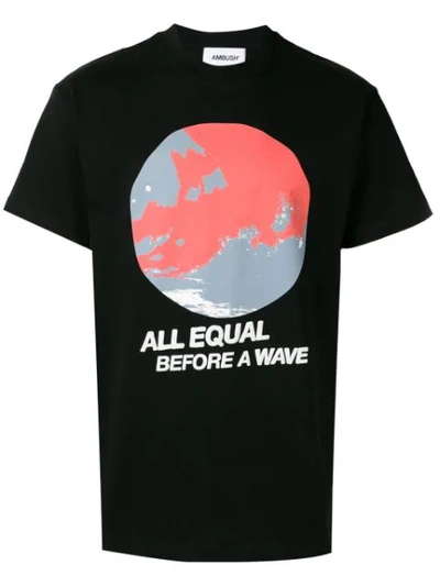 Ambush All Equal Print T-shirt In Black