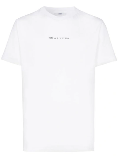 Alyx Recycled Logo Printed Jersey T-shirt In White