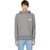 Givenchy Logo-patch Cotton Hoody In 055 Grey