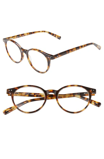 Eyebobs Case Closed 49mm Round Reading Glasses In Tokyo Tortoise