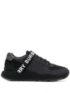 Burberry Sneakers Mit Netzeinsatz In Black
