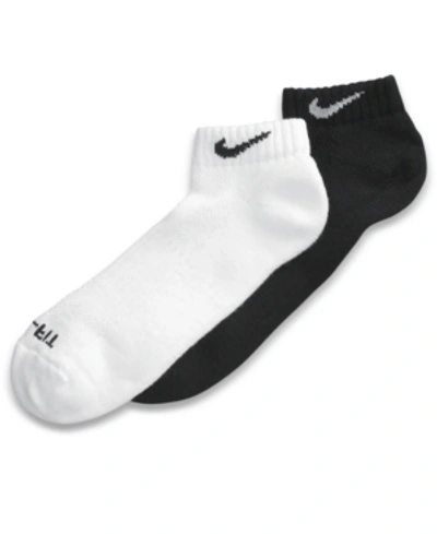 Nike Men's Everyday Plus Cushioned Training Ankle Socks 6 Pairs In Black