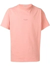 Acne Studios Logo Print T-shirt In Pink