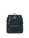 Gucci Small Gg Pattern Backpack In Blue