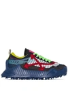 Off-white Navy & Red Odsy-1000 Sneakers In Blue,red,yellow