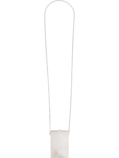 Ambush Hard Case Necklace In Silver