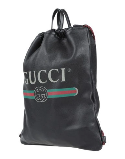 Gucci Backpack & Fanny Pack In Black