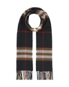 Burberry Men's Giant Check Cashmere Scarf In Black/brown