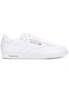 Reebok Men's Classic Club Leather Lace Up Sneakers In White