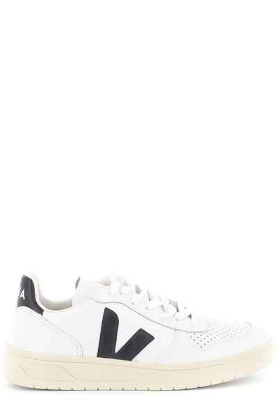 Veja V-10 Low-top Sneakers In White