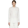 Comme Des Garçons Shirt Comme Des Garcons Shirt White Striped Cupro Shirt In 2 Stripe 7