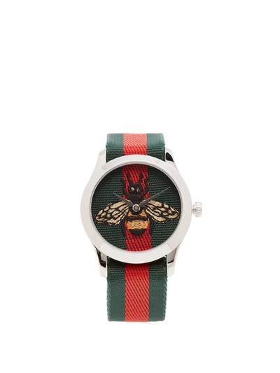 Gucci Le Marché Des Merveilles Watch, 38mm In Green / Red