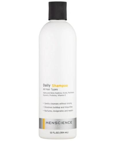 Menscience Daily Shampoo Unscented All Hair Types For Men 12 Fl. Oz.