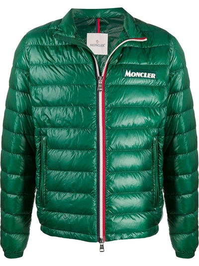 Moncler Petichet Nylon Down Jacket In Green