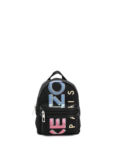Kenzo Backpack With Logo In Black