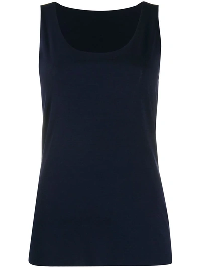 Wolford Aurora Pure Vest In Blue