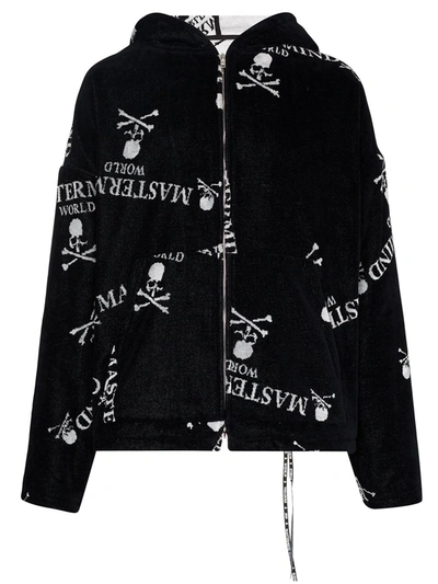 Mastermind Japan Mastermind World Monogram Skull Towelling Jacket In Black