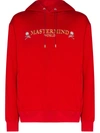 Mastermind Japan Skull Logo Cotton Hoodie In Red