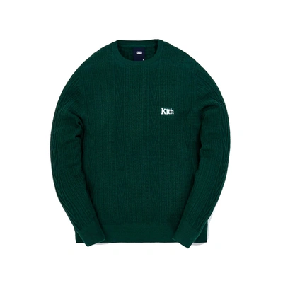 Pre-owned Kith  Vintage Tilden Crewneck Sweater Scarab