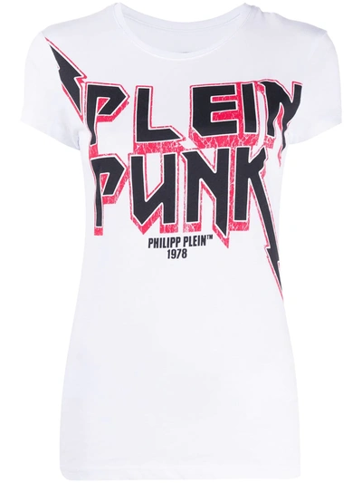 Philipp Plein Rock Pp T-shirt In White
