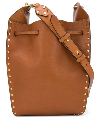 Isabel Marant Radji Bucket Bag In Brown