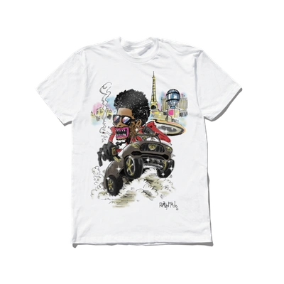 Pre-owned The Weeknd  X Readymade Airbrush Tee White