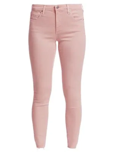 Ag Super Skinny Mid-rise Legging Jeans In Peaked Pink