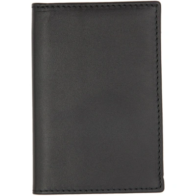 Comme Des Garçons Comme Des Garcons Wallets Black Classic Foldover Bifold Card Holder In 1 Black