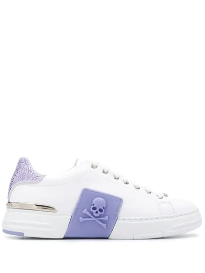 Philipp Plein Low-top Phantom Kick$ Trainers In White