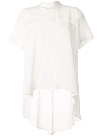 Taylor Encapsulate Oversized T-shirt In White