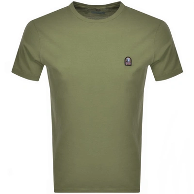 Parajumpers Crew Neck T-shirt In Verde