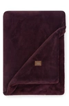 Ugg Coastline Plush Throw Blanket In Port