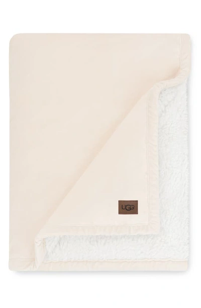 Ugg Bliss Fuzzy Throw In Sandshell