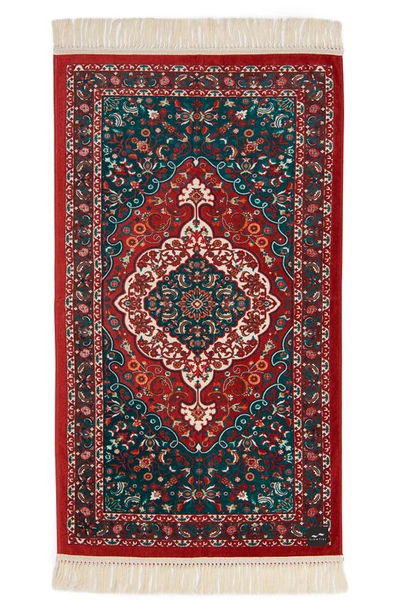 Slowtide Haven Beach Towel In Burgundy