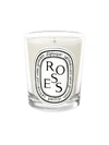 Diptyque Roses Scented Mini Candle In Clear Vessel