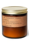 P.f Candle Co. Soy Candle, 7.2 oz In Teakwood And Tobacco