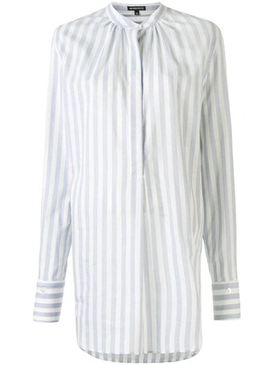 Ann Demeulemeester White Striped Cotton Shirt